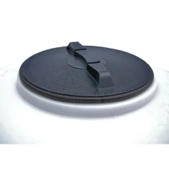 Silo à aliments 500 L avec trappe sur châssis