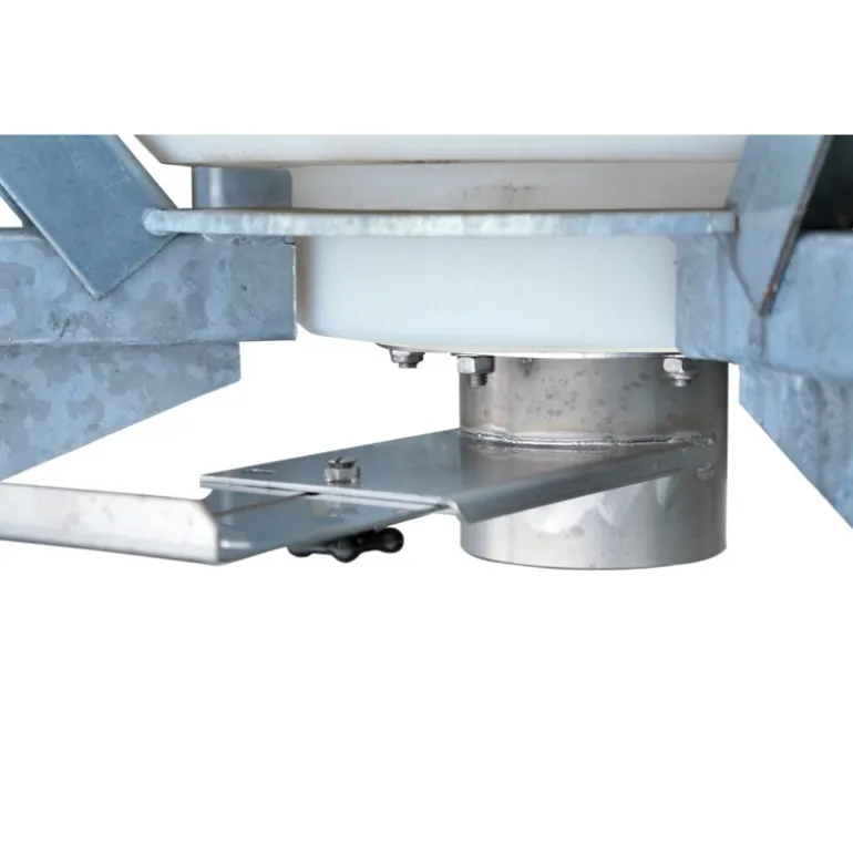 Silo à aliments 500 L avec trappe sur châssis