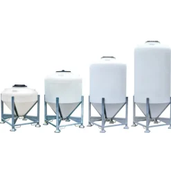 Silo à aliments 500 L avec trappe sur châssis