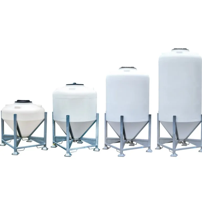 Silo à aliments 500 L avec trappe sur châssis