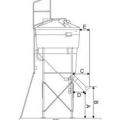 Silo à aliments grande contenance 5,70 m³