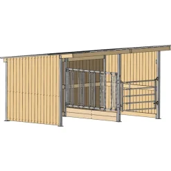 Séparation affouragement pour extension abri SP - Prof. Int. 3 m