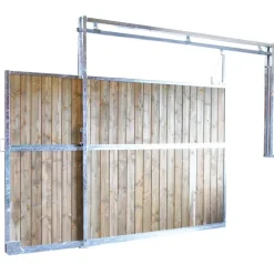 Séparation de box coulissante plein bois 3 m