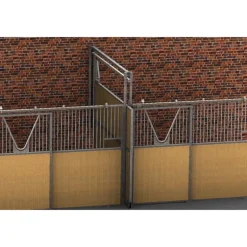 Séparation de box coulissante plein bois 3 m