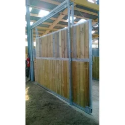 Séparation de box coulissante plein bois 3 m