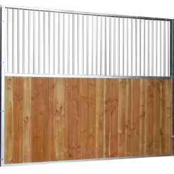 Séparation de box fixe barreaudée/bois 3 m