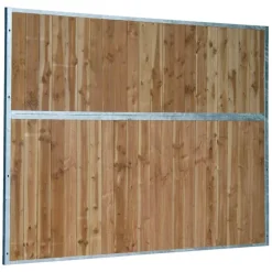 Séparation de box fixe pleine bois 0,5 m