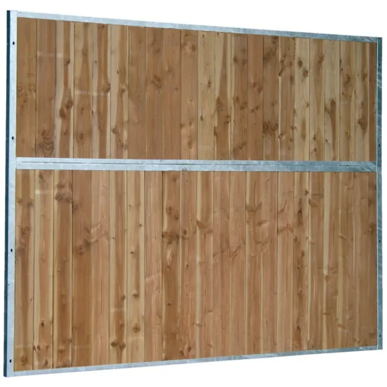 Séparation de box fixe pleine bois 0,5 m