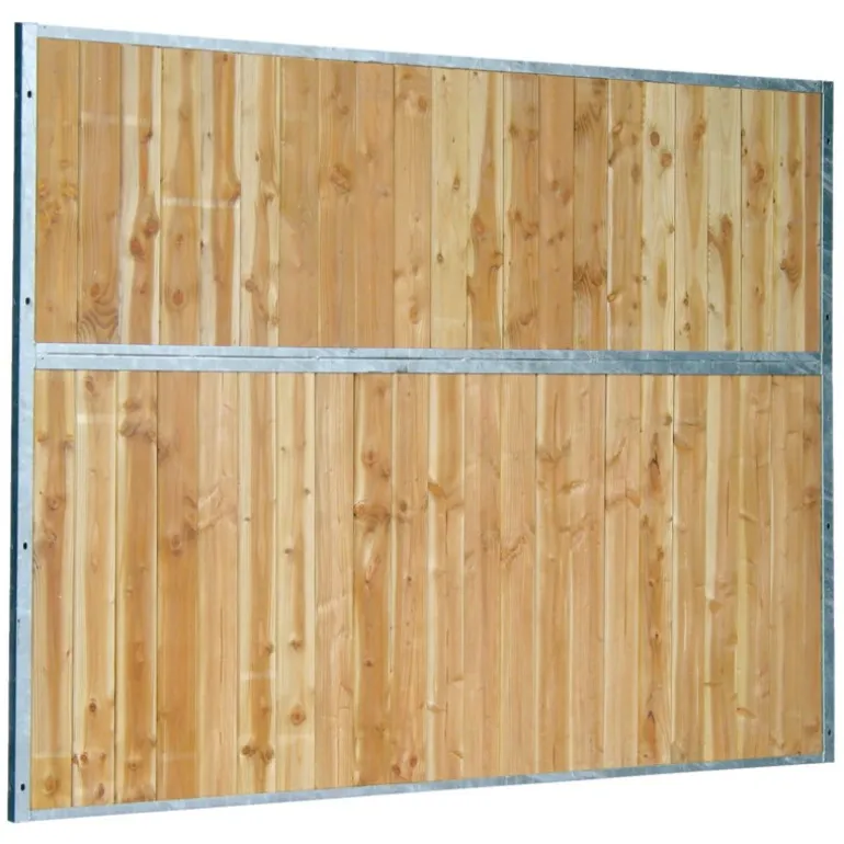 Séparation de box fixe pleine bois 0,5 m