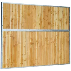 Séparation de box fixe pleine bois 3 m