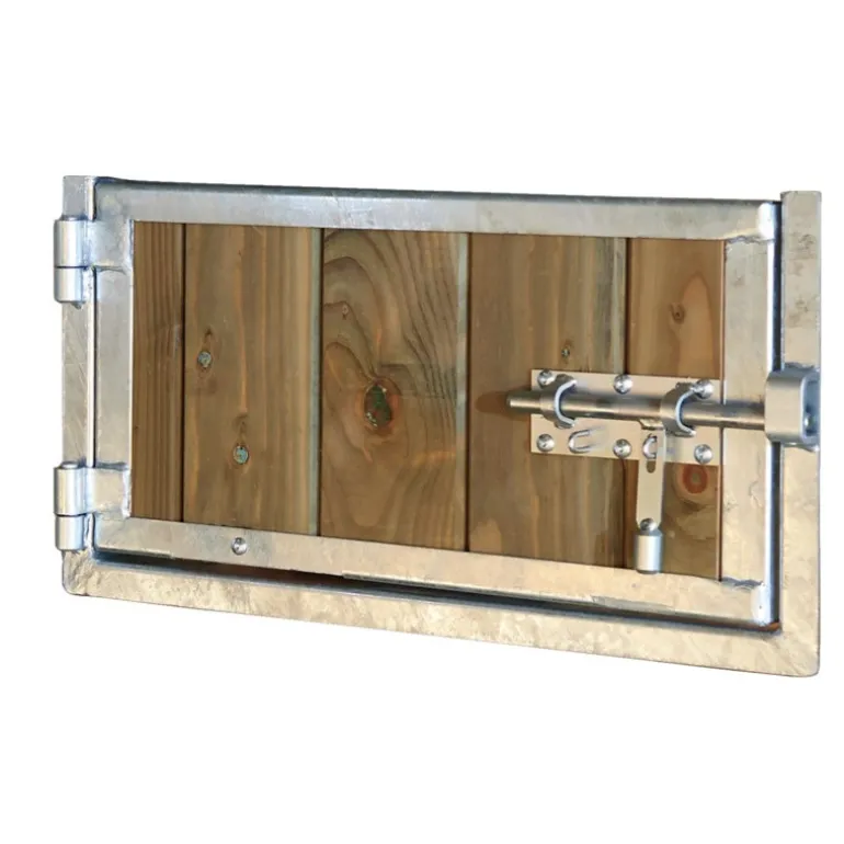 Trappe pivotante d'alimentation tirant droit