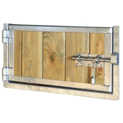 Trappe pivotante d'alimentation tirant droit