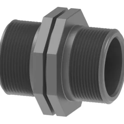 Vanne de vidange 1" 1/2 - 40/49 mm avec embout droit
